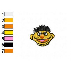 Bert and Ernie Embroidery Design 9
